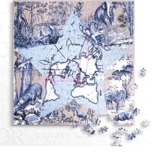 Dior Blue and White Star Puzzle